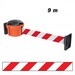 Skipper KIT11 vægmonteret afspærring med 9 meter udtræksbånd og 2 vægbeslag