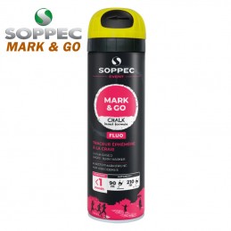 SOPPEC MARK & GO kridtspray 500ml til midlertidig opmærkning - IC Safety