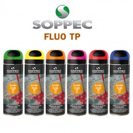 SOPPEC FLUO TP NORDIC 500 ml fluorescerende markeringsspray med sikkerhedshætte
