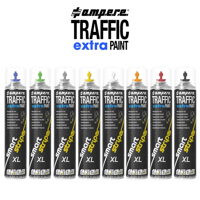 Ampere Traffic Extra spraymaling 750ml til gulvafmærkning og stribemaling