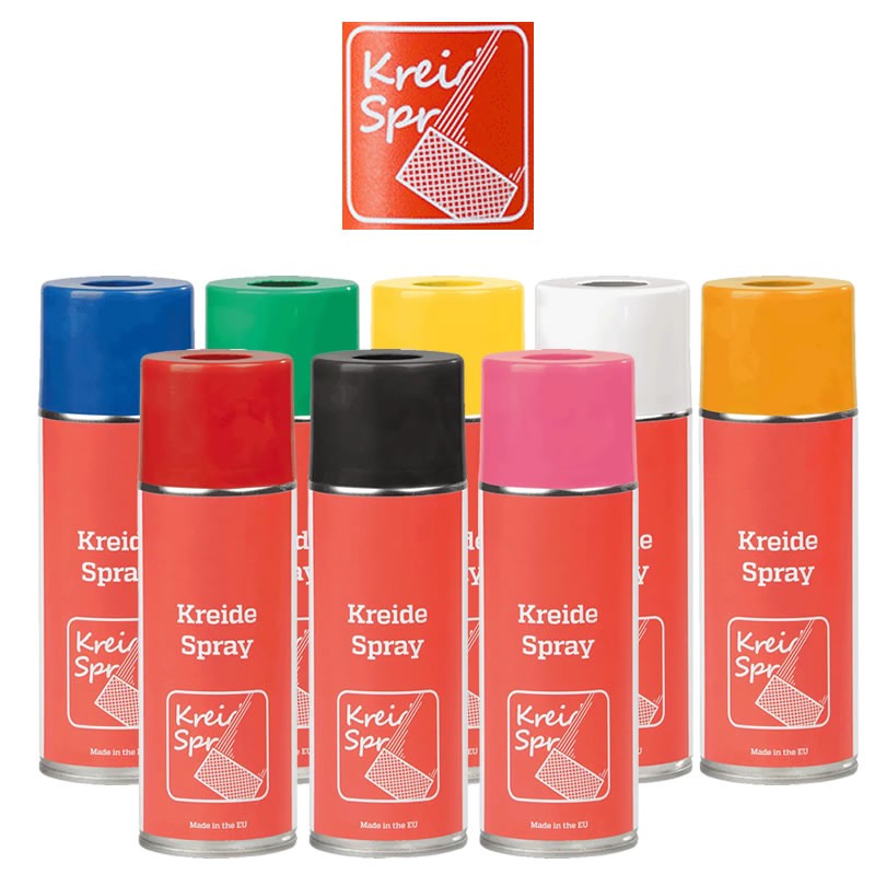 Elried kridtspray 400 ml midlertidig markeringsspray til asfalt og byggeri
