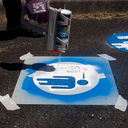 SOPPEC ergonomisk pistolhåndtag til markeringsspray - frontvisning