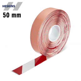PermaStripe Smooth H6906A rød hvid stribet gulvmarkeringstape 1,3 mm rulle til lager og industri