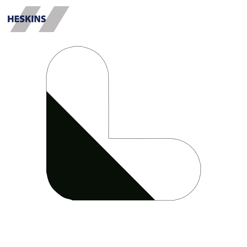 Heskins PermaRoute L-formet gulvmarkering 200x200mm ZN0027 til palleplads og 5S opmærkning - IC Safety