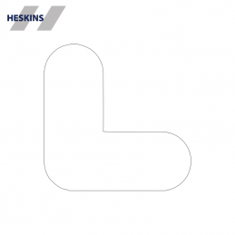 Heskins PermaRoute L-formet gulvmarkering 200x200mm ZN0027 til palleplads og 5S opmærkning - IC Safety