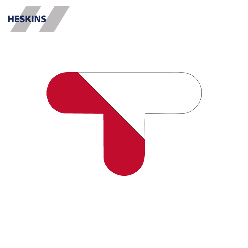 Heskins PermaRoute ZN0028 T-stykke gulvmarkering 300x200 mm