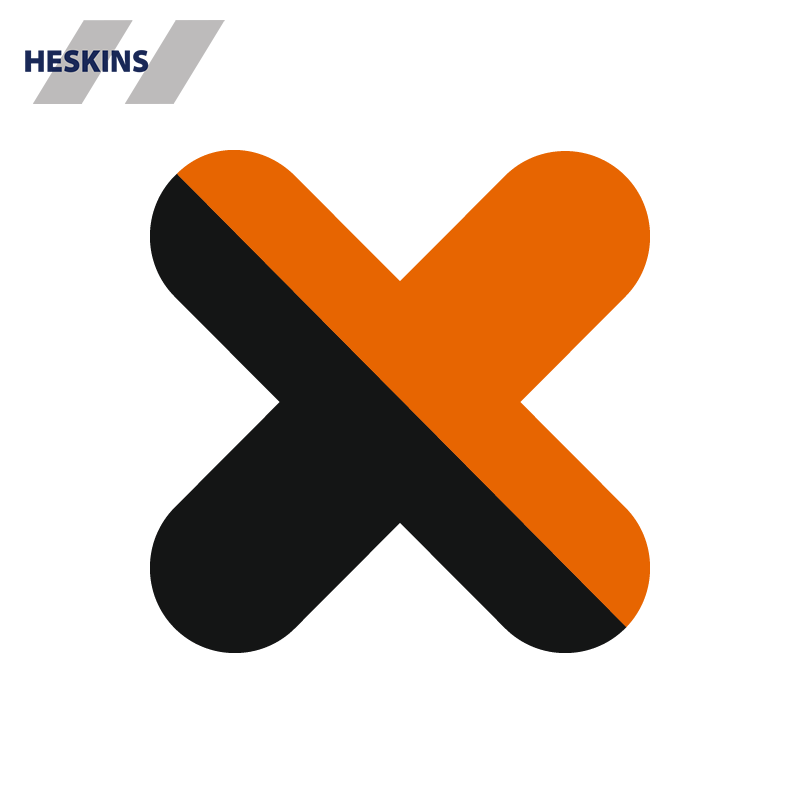 PermaRoute X-kryds 300x300 mm ZN0029 gulvmarkering til 5S lager