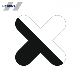 PermaRoute X-kryds 300x300 mm ZN0029 gulvmarkering til 5S lager
