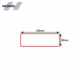 PermaRoute ZN0021 linjeblok 150x50 mm formstanset gulvafmærkning til lager og industri - IC Safety