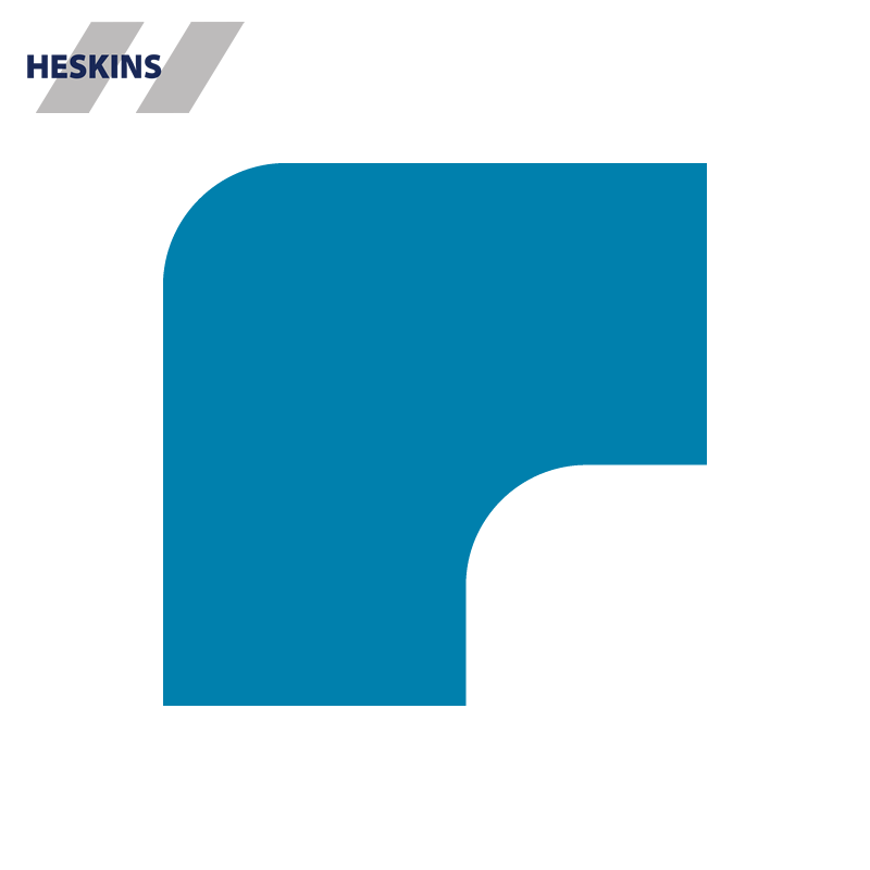 Heskins PermaRoute ZN0202 90 graders vinkel gulvafmærkning til 100mm linjer - IC Safety