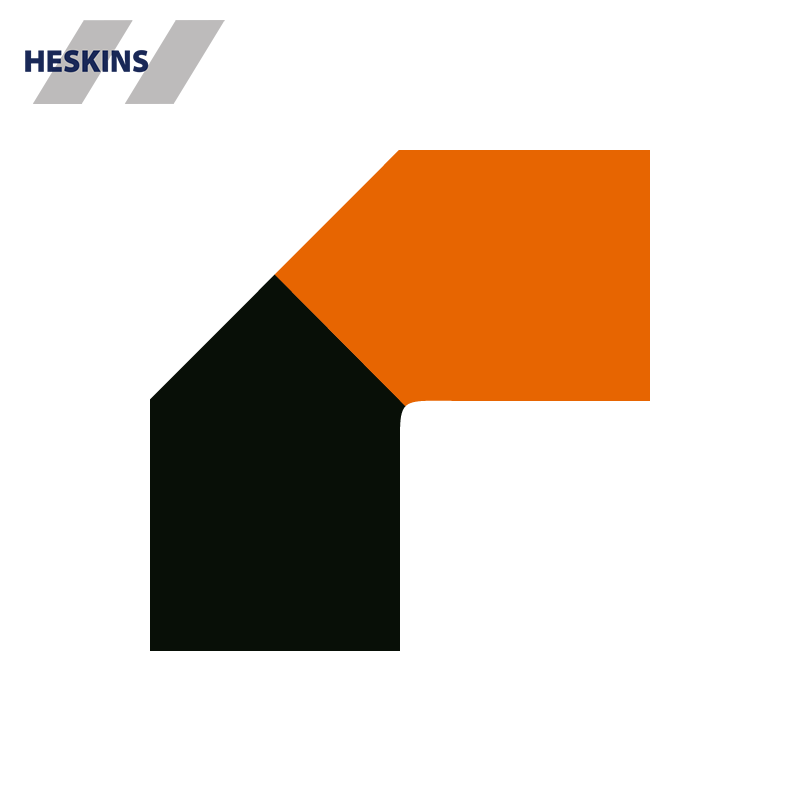 Heskins PermaRoute ZN0061 TL620 70mm bro-samlestykke til 50mm gulvmarkeringsbånd