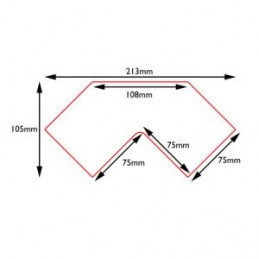 PermaRoute Bridge TL621 samlestykke ZN0062 til 75 mm gulvtape linjemarkering – IC Safety