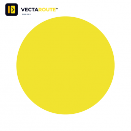 VectaRoute PermaRoute ZN0023 gulvafmærkningsprik Ø100 mm i slidstærk PVC til 5S gulvmarkering