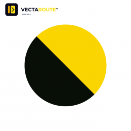 VectaRoute PermaRoute ZN0034 gulvafmærkningsprik Ø90mm til lager og 5S gulvmarkering - IC Safety