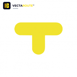 VectaRoute PermaRoute ZN0028 T-stykke gulvmarkering 300x200 mm