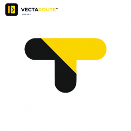 VectaRoute PermaRoute ZN0028 T-stykke gulvmarkering 300x200 mm