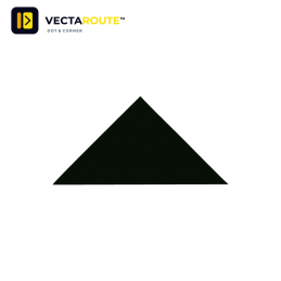 VectaRoute PermaRoute ZN0342 afrundet endestykke til 100 mm gulvmarkeringstape fra IC Safety