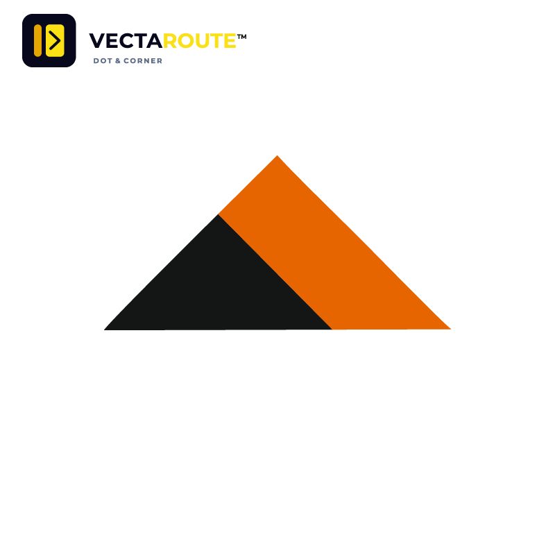 VectaRoute PermaRoute ZN0341 afrundet endeafslutning 105mm til 75mm gulvtape - IC Safety