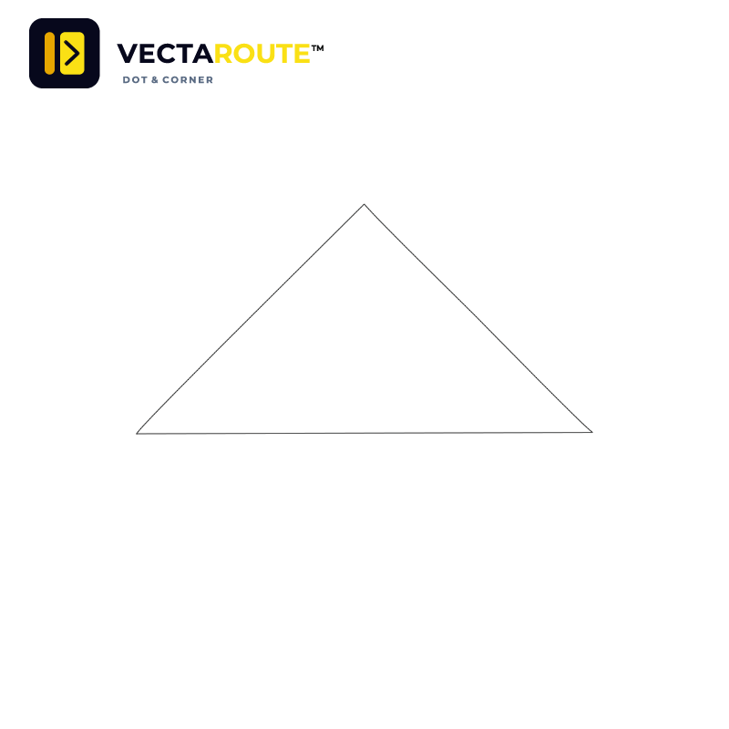 VectaRoute PermaRoute ZN0341 afrundet endeafslutning 105mm til 75mm gulvtape - IC Safety