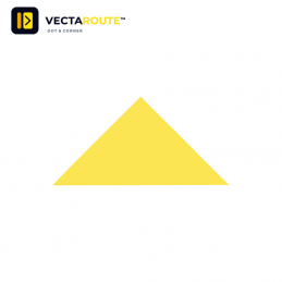 VectaRoute PermaRoute ZN0341 afrundet endeafslutning 105mm til 75mm gulvtape - IC Safety