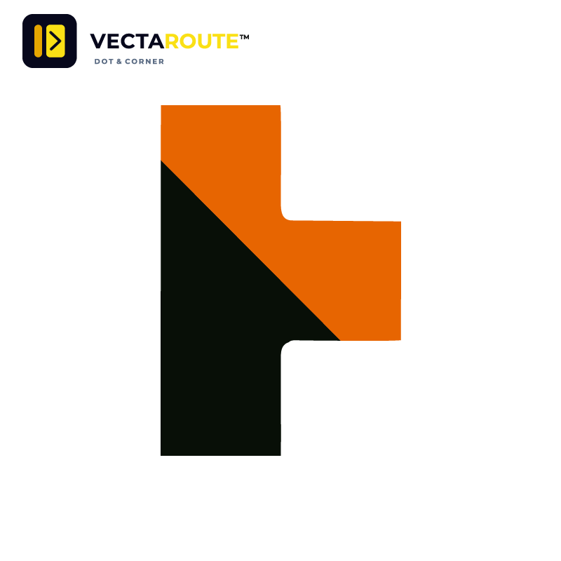 VectaRoute PermaRoute ZN0217 formstanset T-stykke 150 mm til 75 mm gulvlinjer