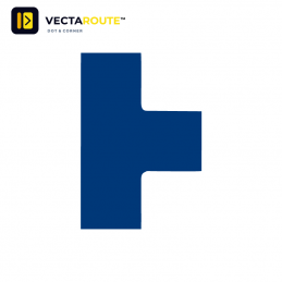 VectaRoute PermaRoute ZN0217 formstanset T-stykke 150 mm til 75 mm gulvlinjer