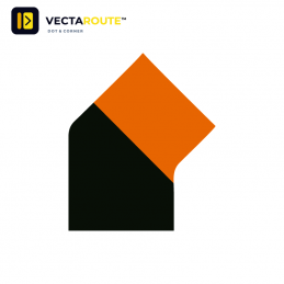 VectaRoute PermaRoute 45 graders vinkel samlestykke 125mm til 75mm gulvtape ZN0215