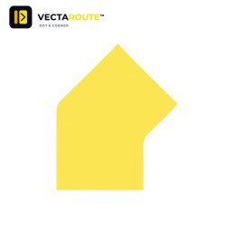 VectaRoute PermaRoute 45 graders vinkel samlestykke 125mm til 75mm gulvtape ZN0215