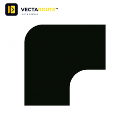 VectaRoute PermaRoute 90 graders vinkelhjørne 135 mm til 75 mm gulvmarkeringstape ZN0054