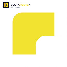 VectaRoute PermaRoute 90 graders vinkelhjørne 135 mm til 75 mm gulvmarkeringstape ZN0054