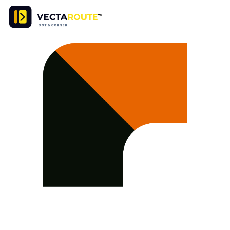 VectaRoute PermaRoute 90 graders vinkel ZN0063 til 50mm gulvmarkering hos IC Safety