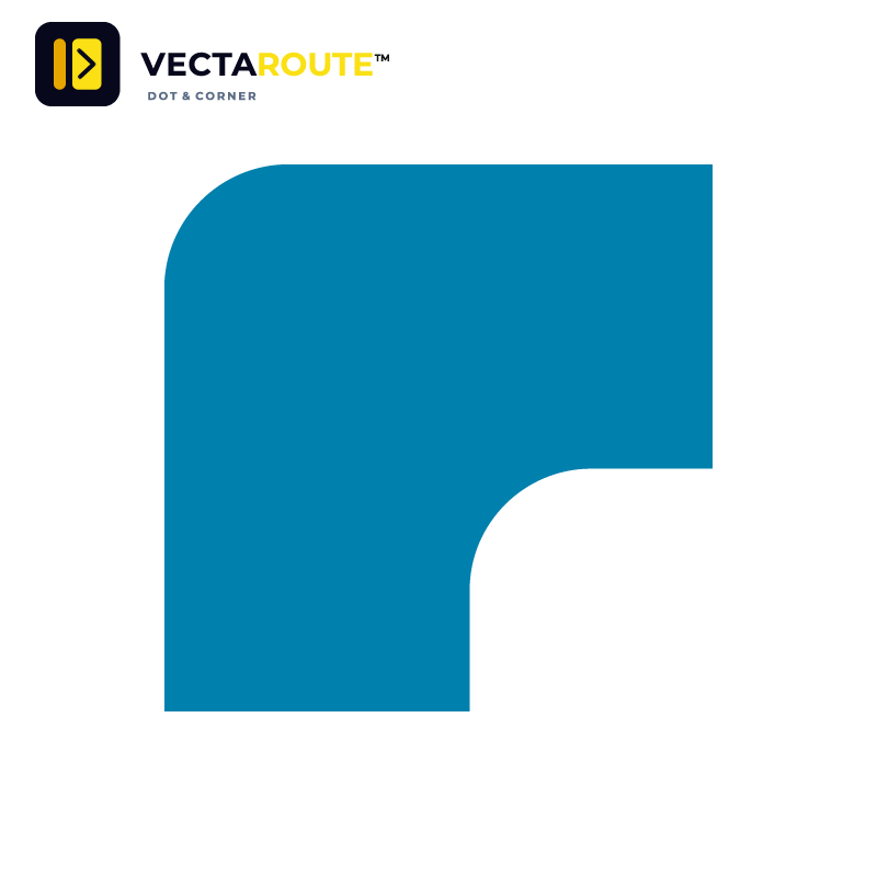 VectaRoute PermaRoute 90 graders vinkel ZN0063 til 50mm gulvmarkering hos IC Safety