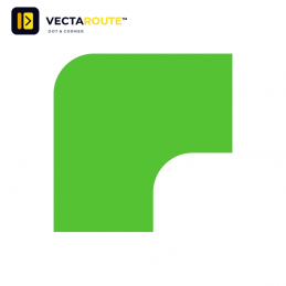 VectaRoute PermaRoute 90 graders vinkel ZN0063 til 50mm gulvmarkering hos IC Safety