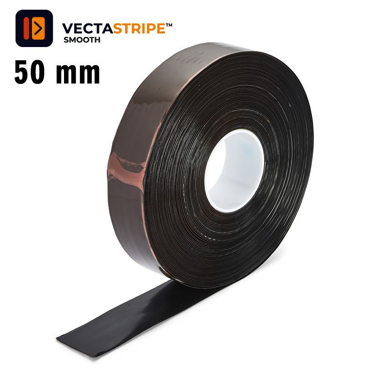 VectaStripe PermaStripe Smooth sort gulvmarkeringstape 1,3 mm H6906N - www.icsafety.dk