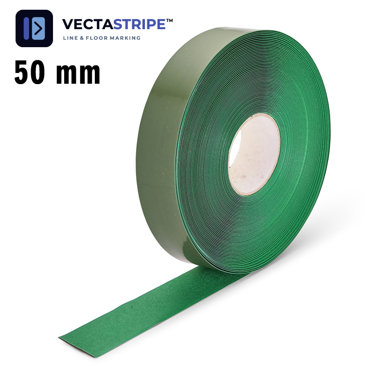 VectaStripe H6901V grøn gulvmarkeringstape 1,3 mm rulle til industri og lager