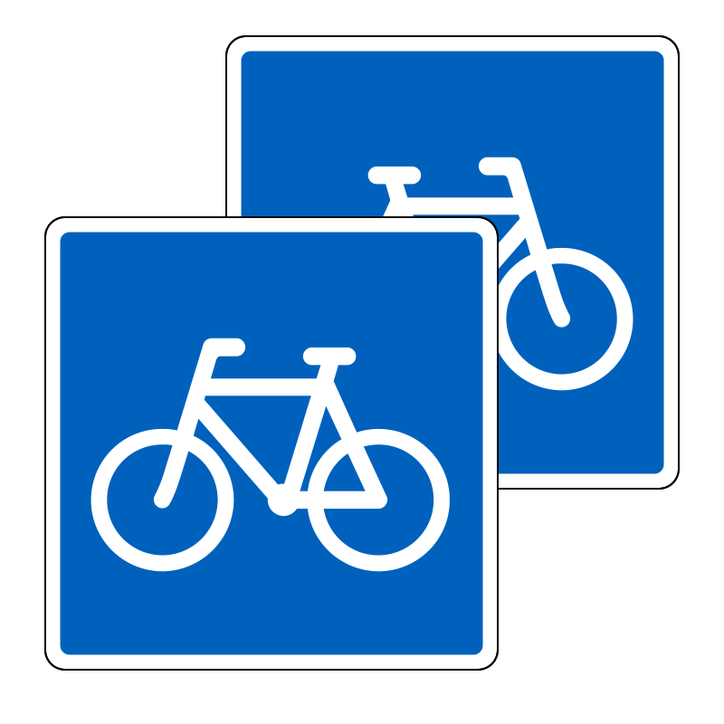 E21.1/E21.1 - Anbefalet rute for cyklister