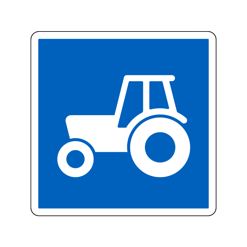 E22.3 - Anbefalet rute for traktor og motorredskab