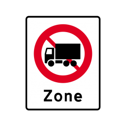 E68.5 - Zone med lastbil forbudt