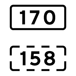 L43 - Rutenummer til sekundærrute