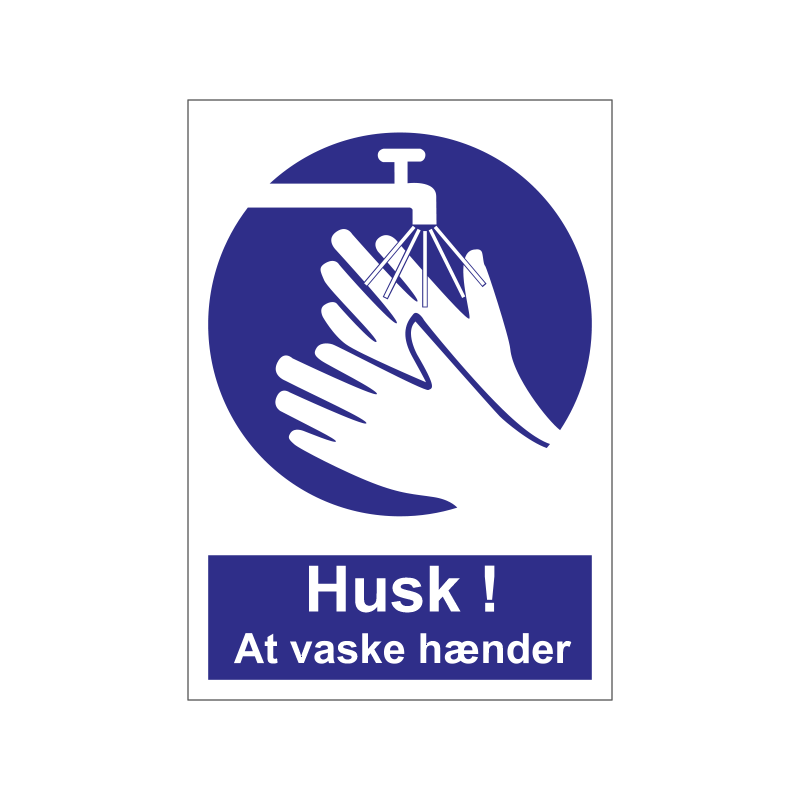 Husk at vaske hænder