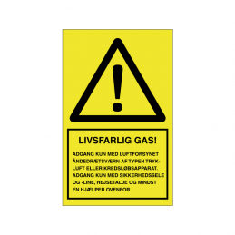 LA-GA004  Livsfarlig gas
