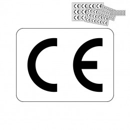 CE mærkat - firkantet