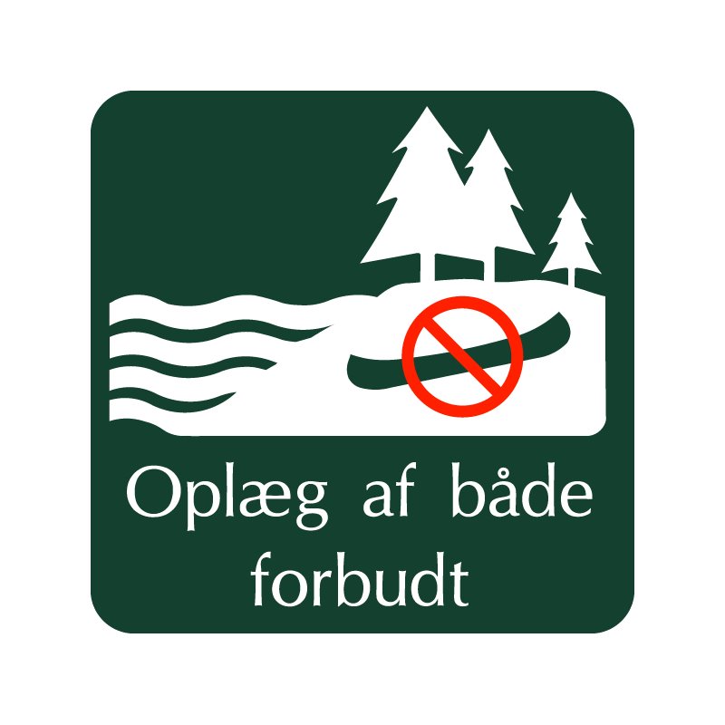 naturstyrelsen - oplægning af både forbudt