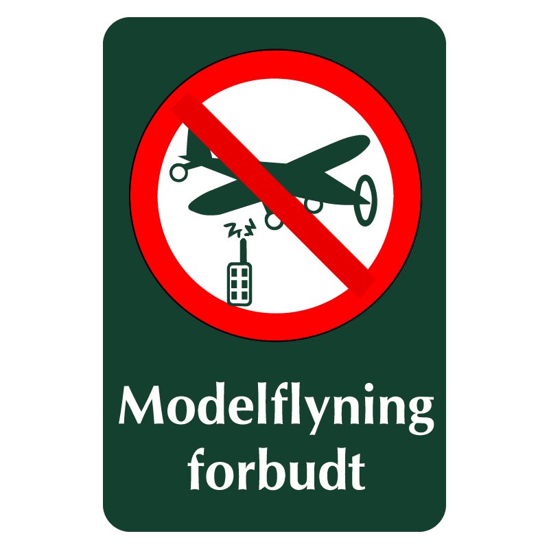 naturstyrelsen - modelflyvning forbudt