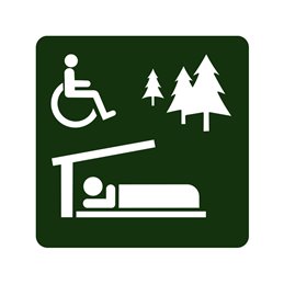 naturstyrelsen - handicap venlig overnatningsplads med shelter