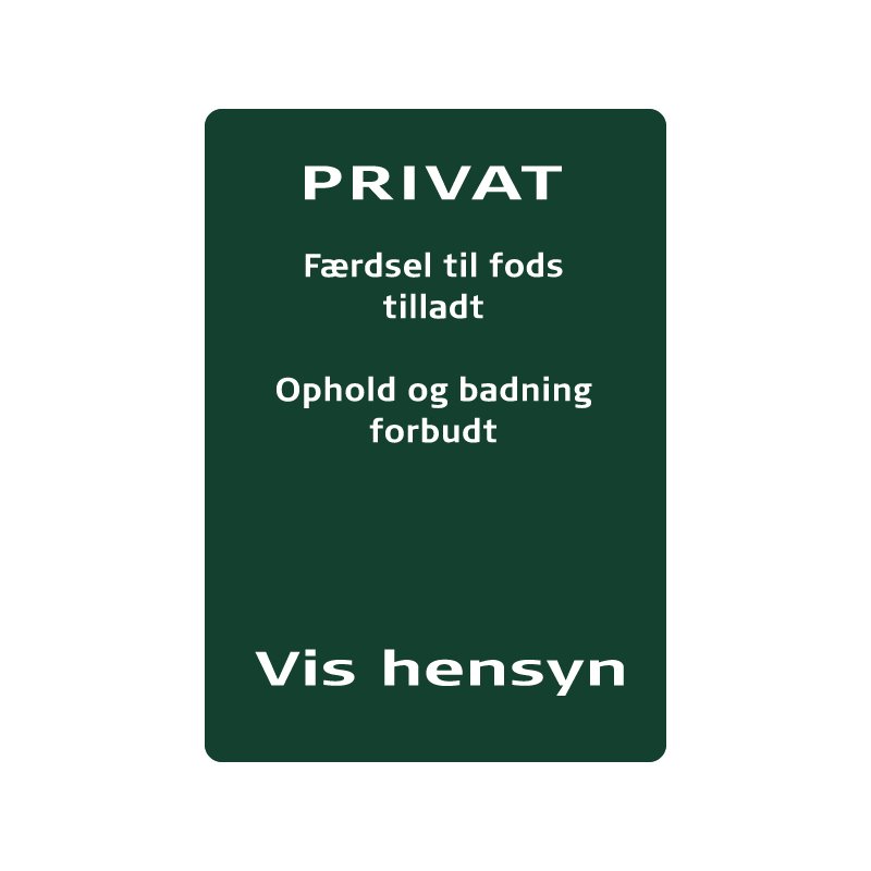 naturstyrelsen - privat område