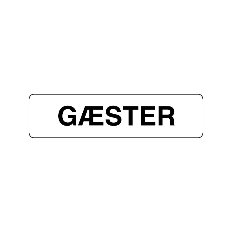 reserveret parkeringsplads til gæster