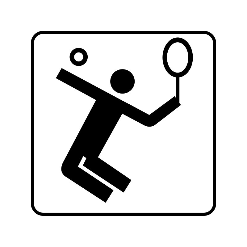 pictogram - tennisbane