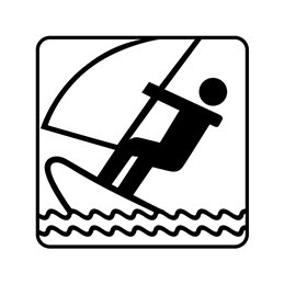 pictogram - windsurfing