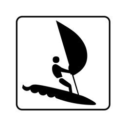 pictogram - windsurfing